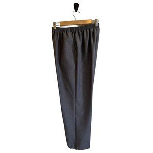 Alfred Dunner Grey Dress Pants/Slacks Stretchy Waistband Size 12